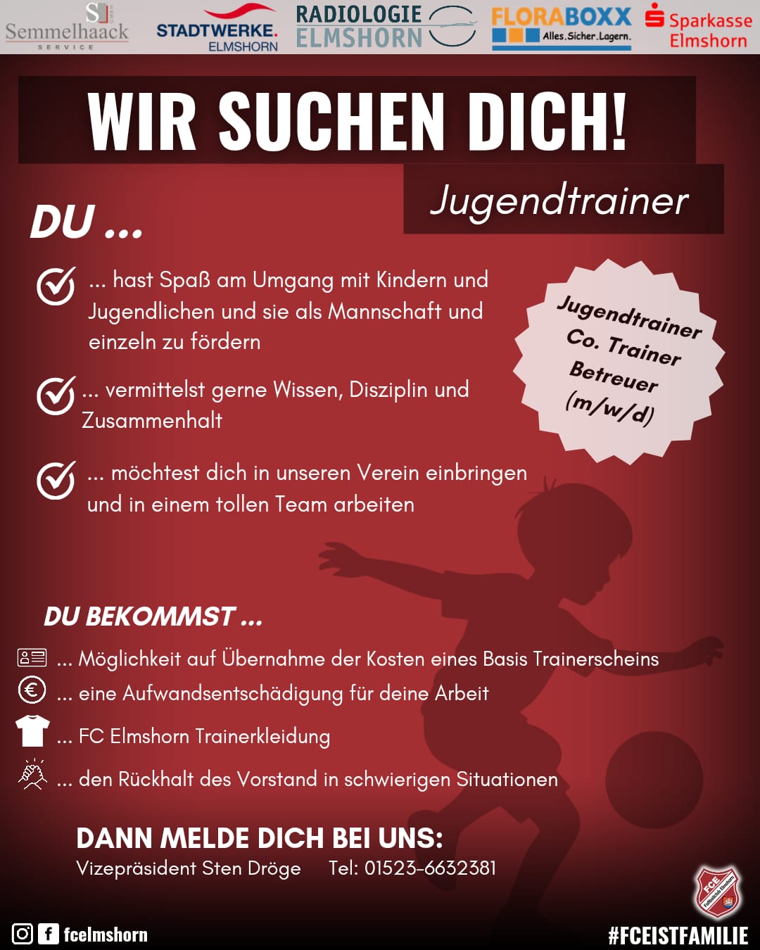 Informationsbild zu Trainer gesucht